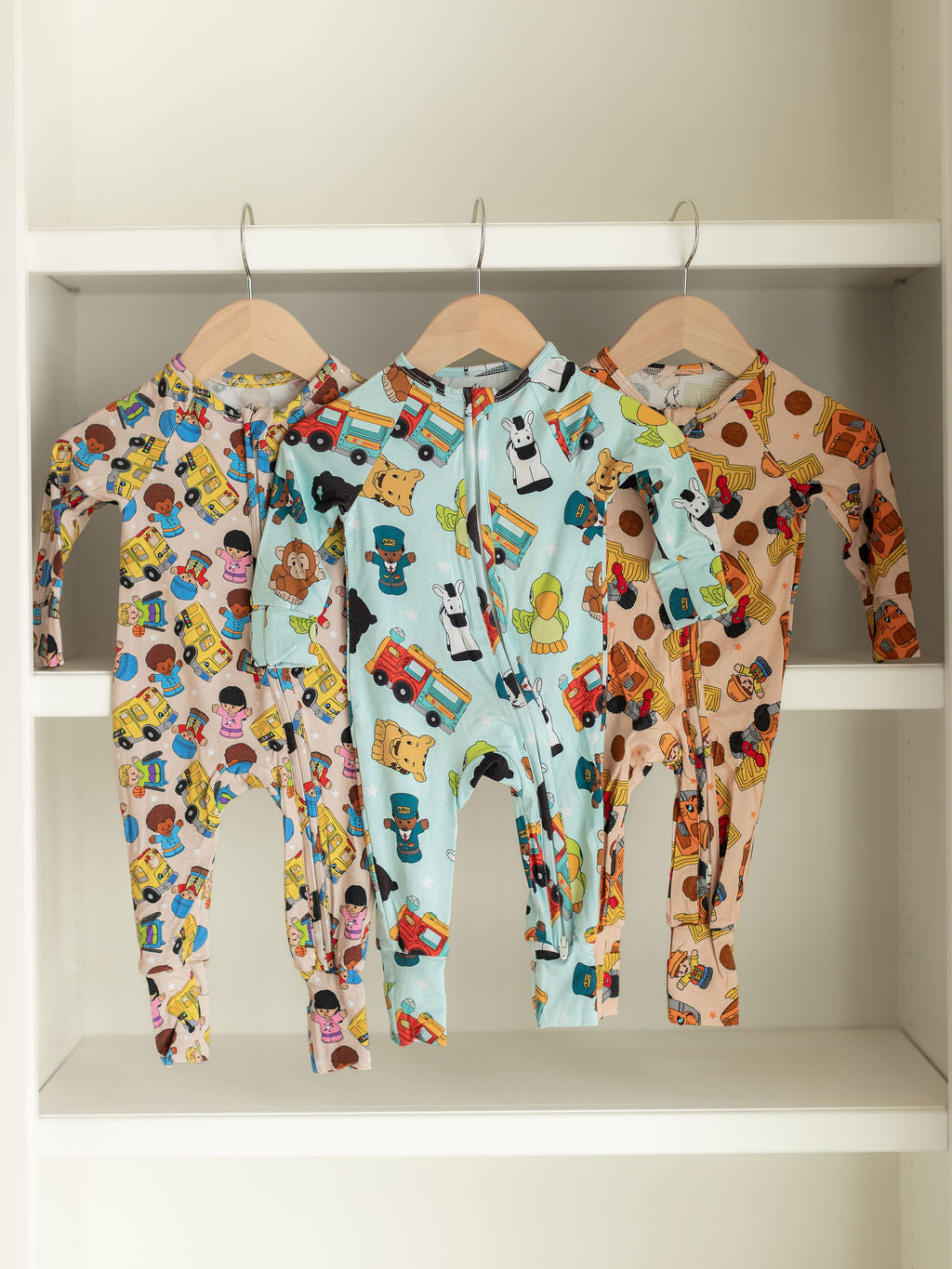 Alphabet Jungle One Piece Zippie