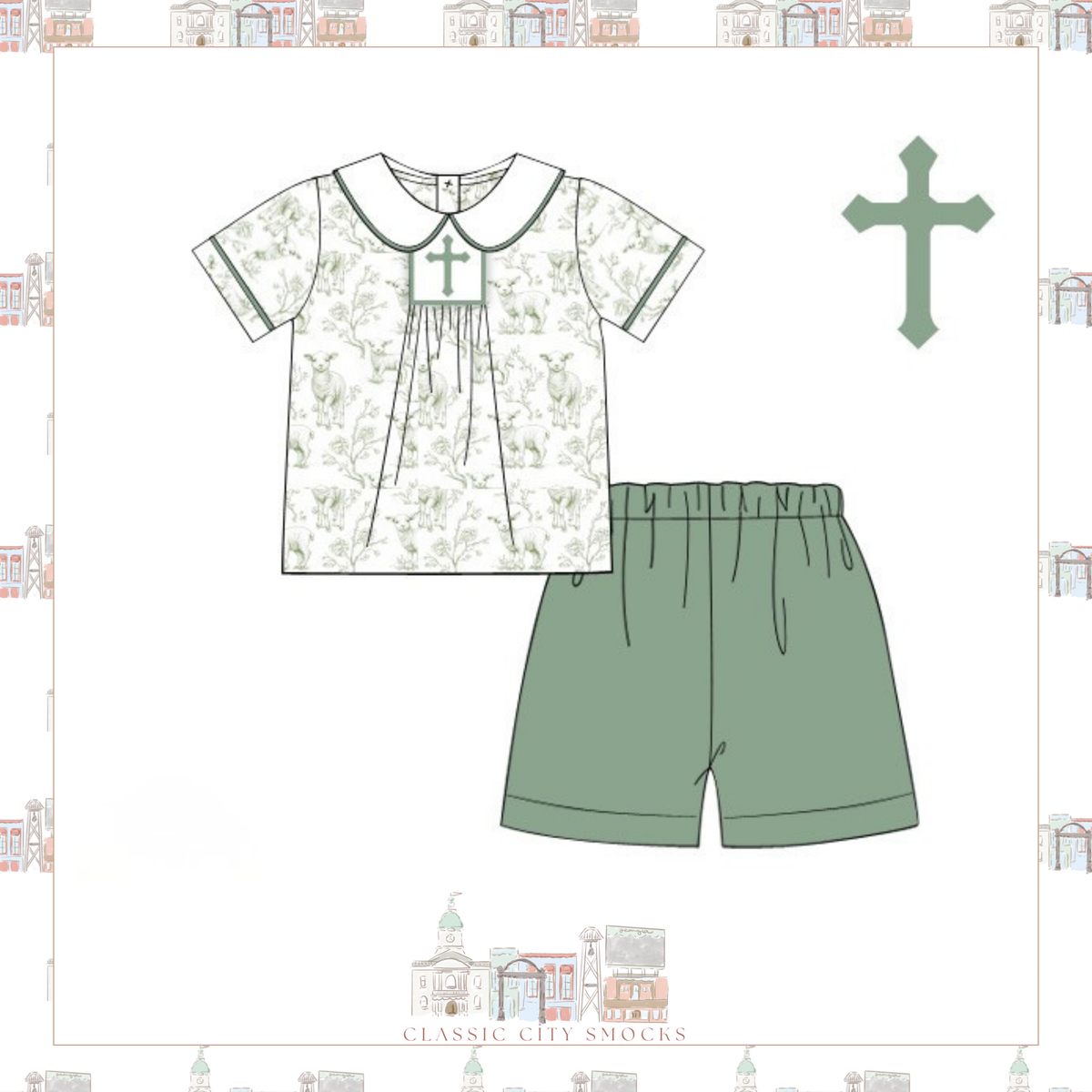 PO 15: Worthy is the Lamb Shorts Set