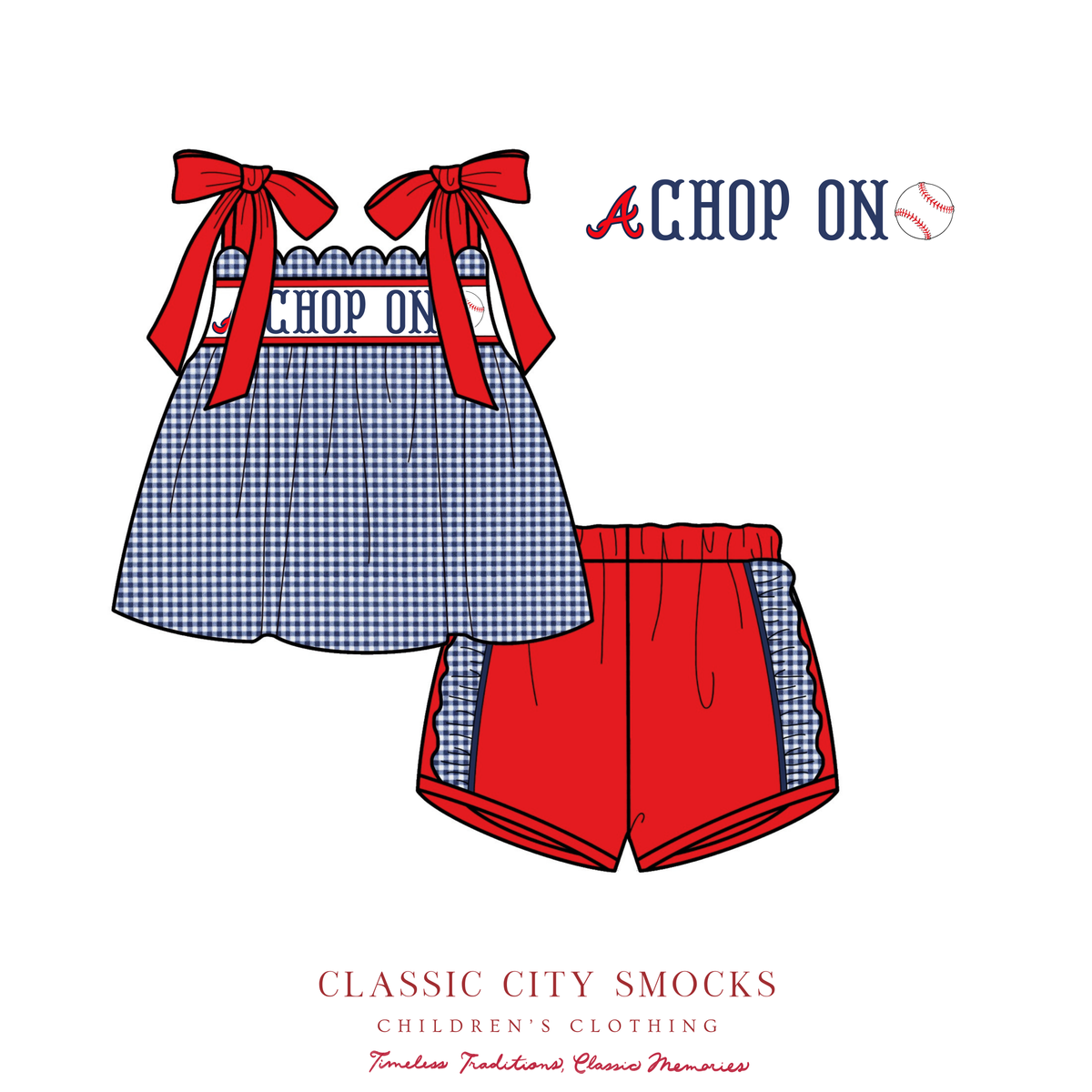 PO 19: Chop On Girls Shorts Set