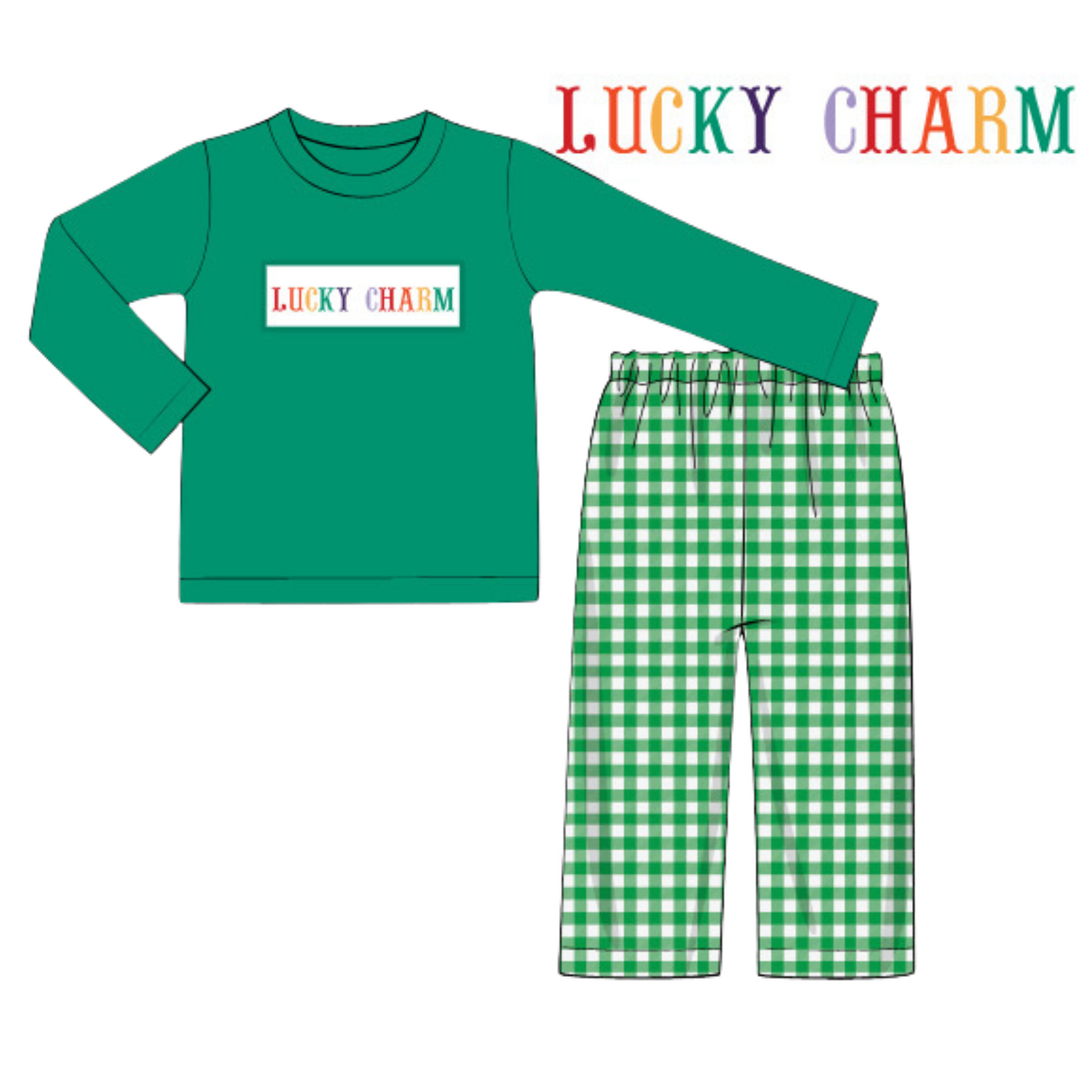 PO 14: Lucky Charm Boys Pants Set