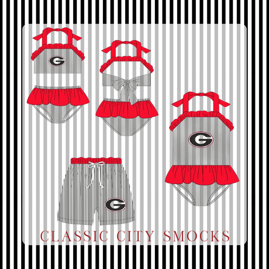 PO 17.5: Seersucker Collegiate Swim, UGA