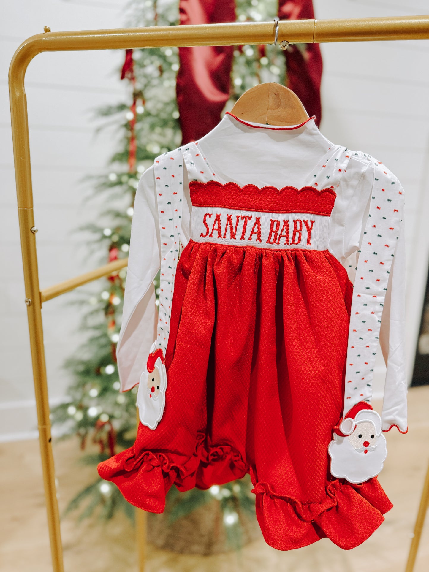 PO 13: SANTA BABY DRESS