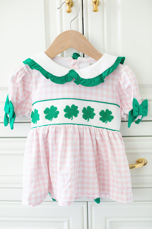 PO 14: Preppy Shamrock Girls Diaper Cover