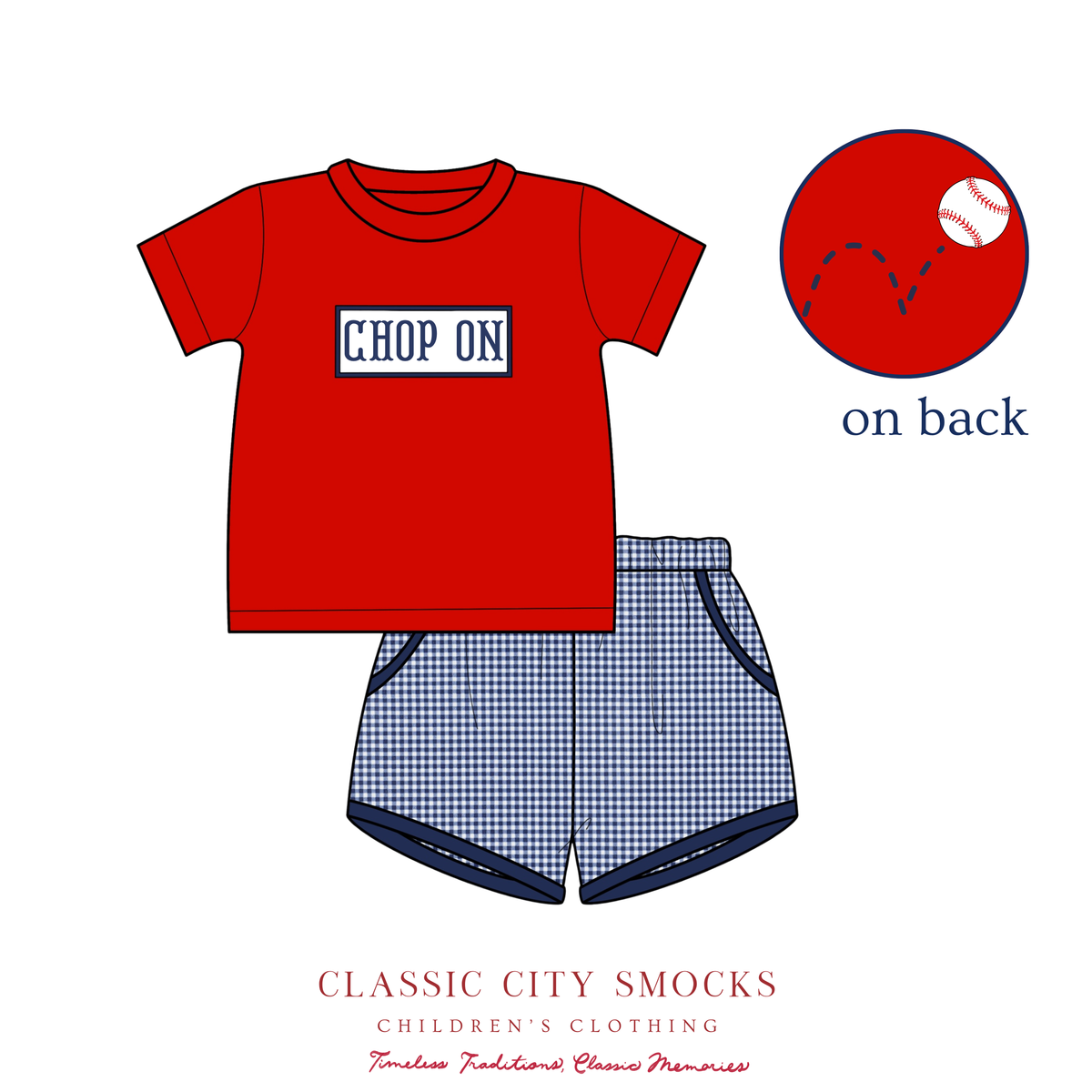 PO 19: Chop On Boys Shorts Set