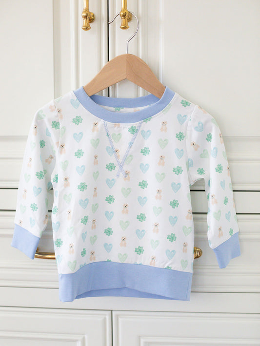 PO 14: Lucky Puppy Knit Pullover