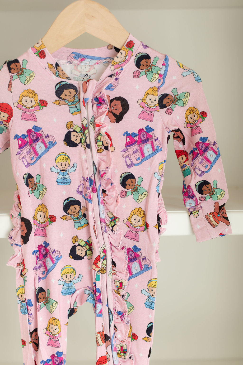 Little Princess Ruffle One Piece Zippie