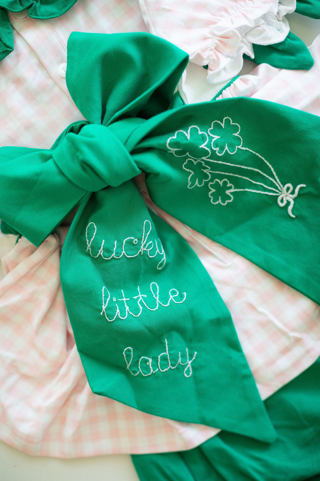 PO 14: Preppy Shamrock Girls Diaper Cover
