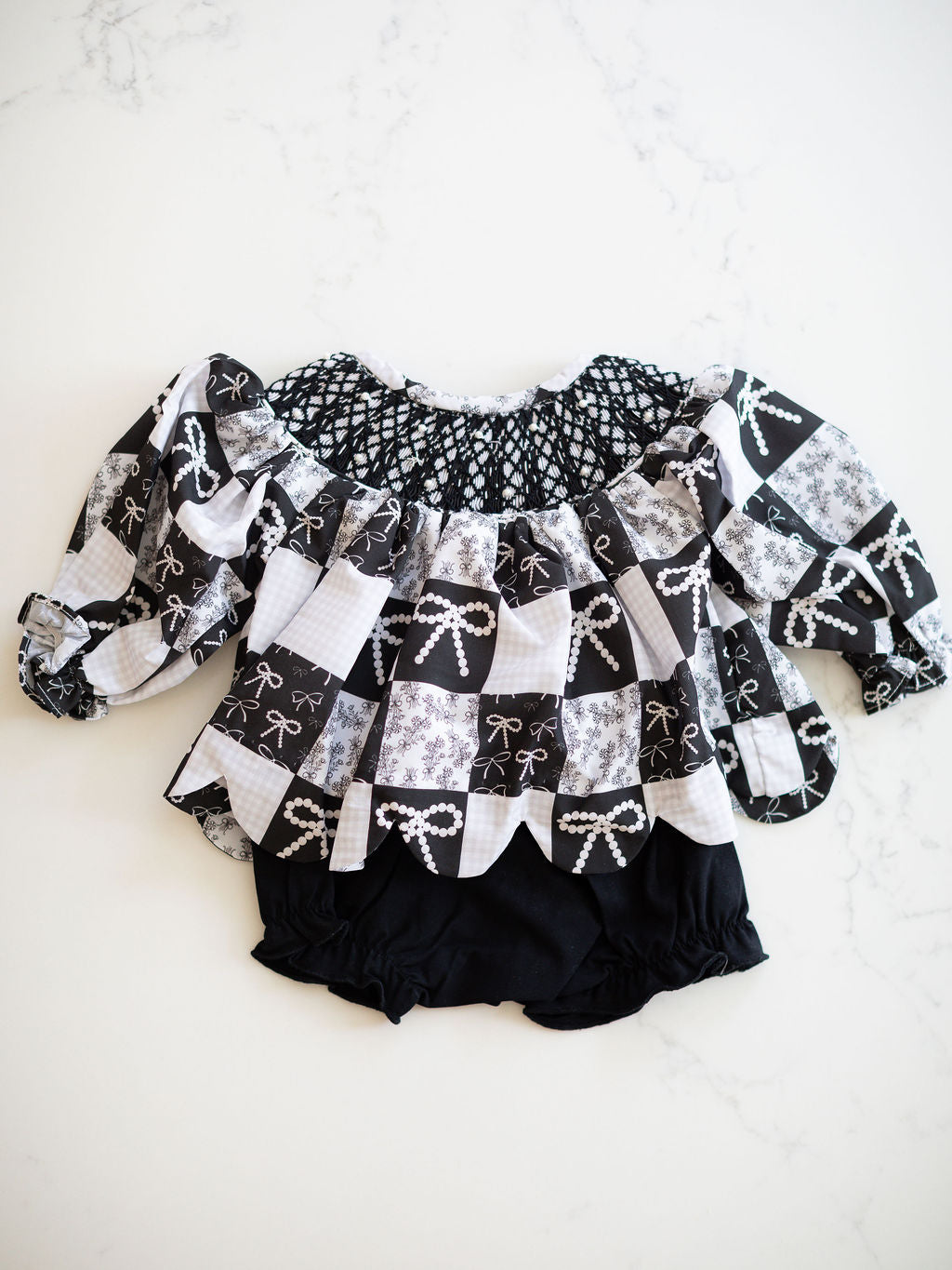 PO 14: Pearl Patchwork Diaper Cover