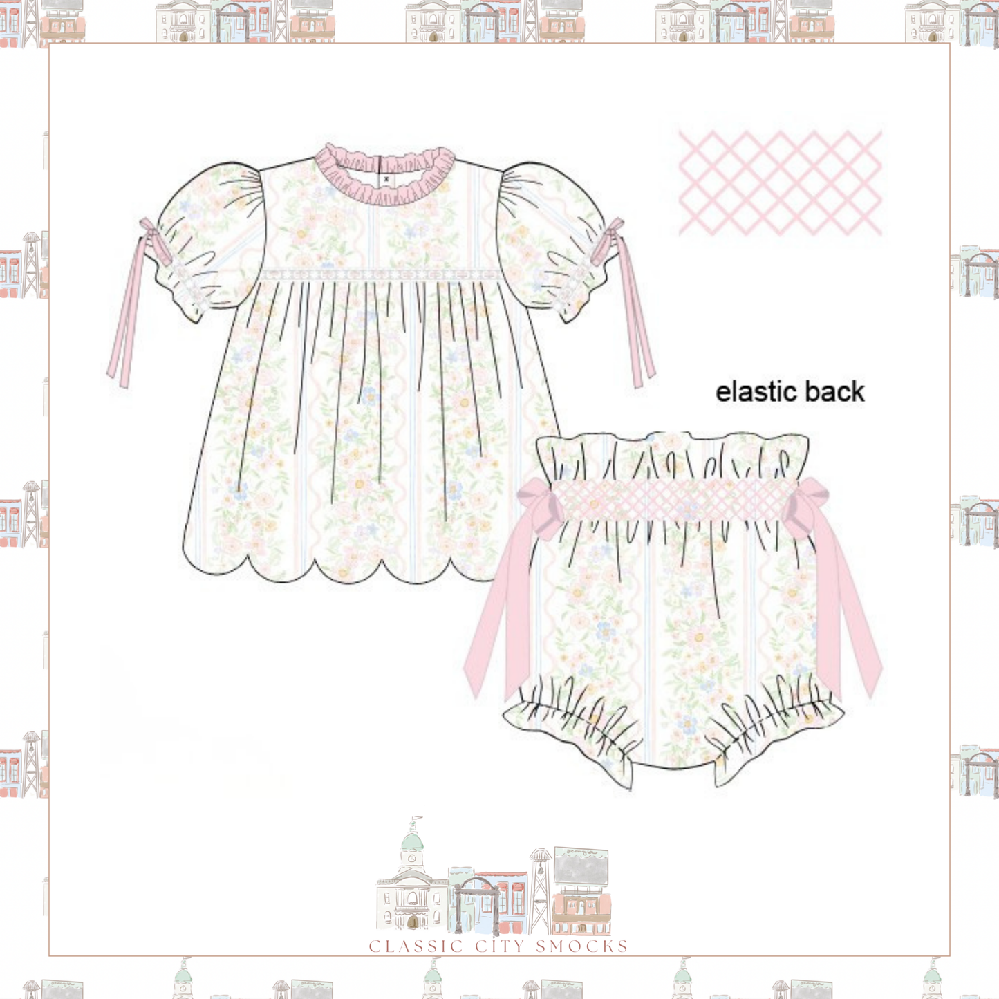 PO 15: Heirloom Easter Diaper Cover Set