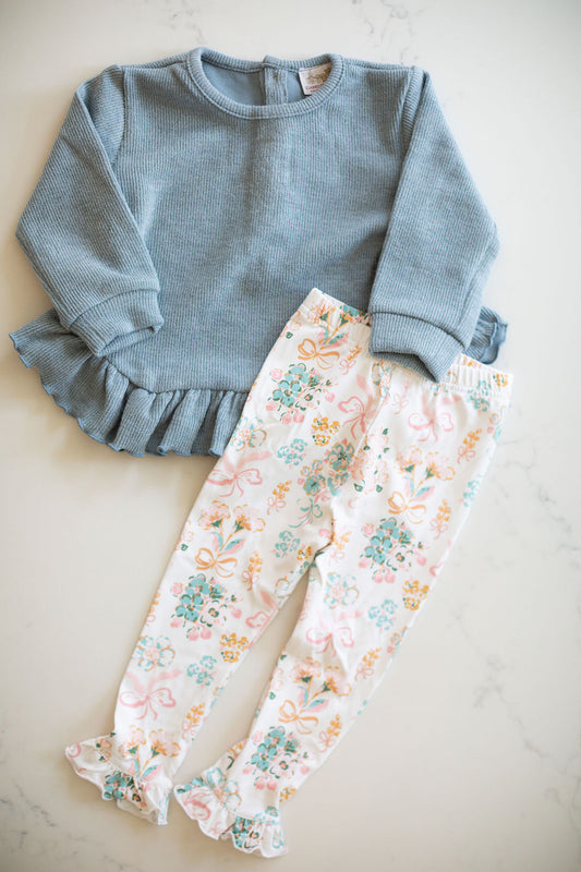 PO 14: Girls Name Leggings Set