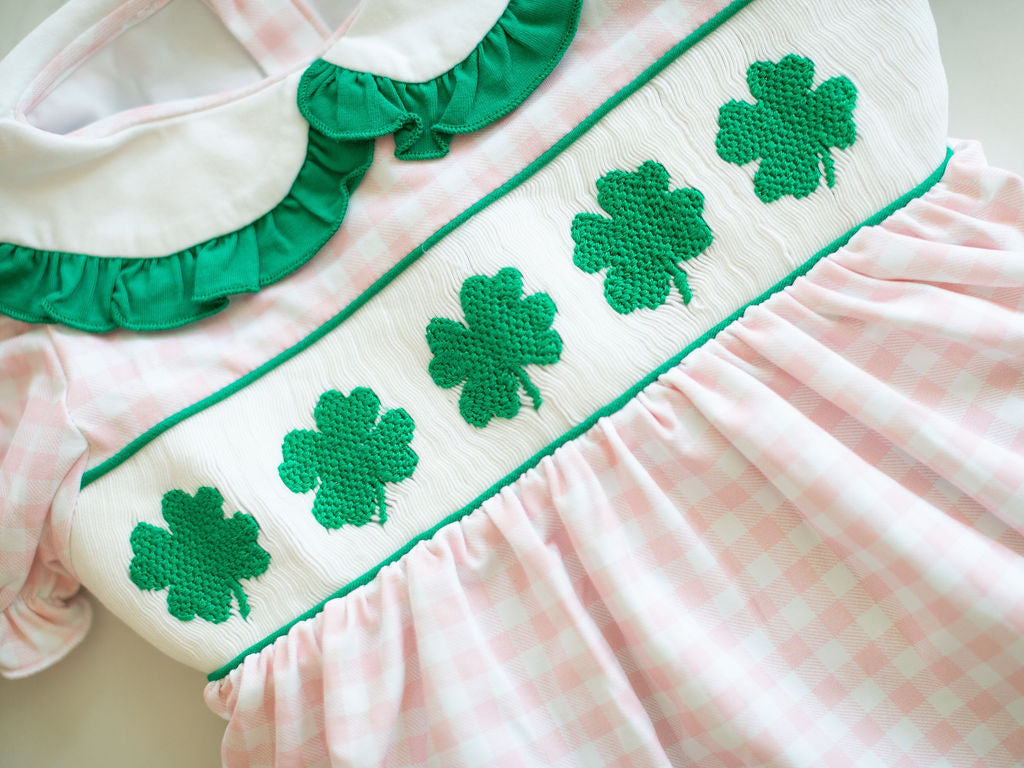 PO 14: Preppy Shamrock Girls Diaper Cover