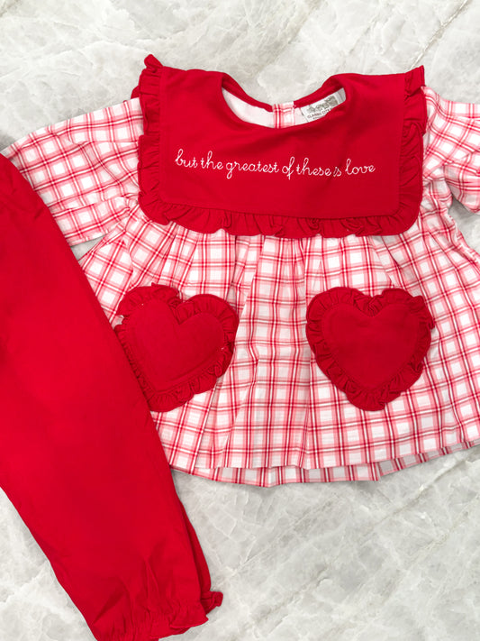 PO 14: But The Greatest of These is Love Girls Pants Set