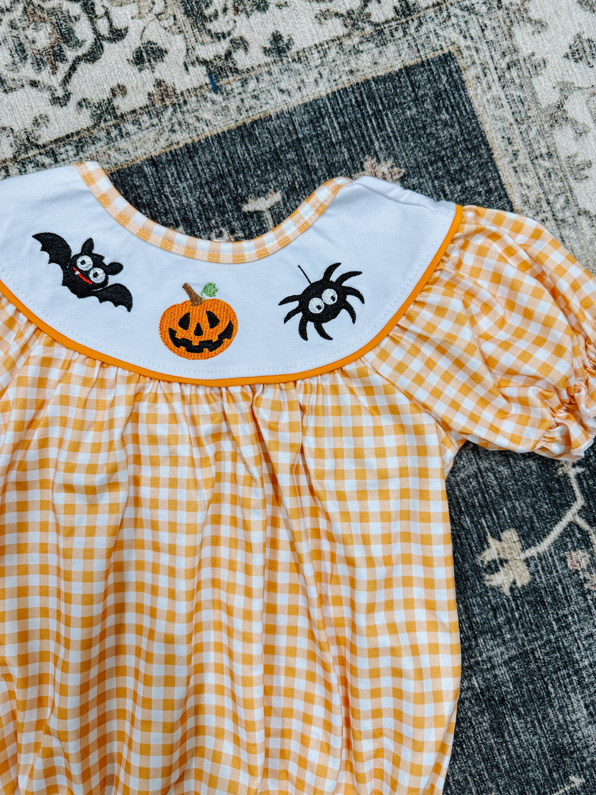 Gingham Halloween Bubble