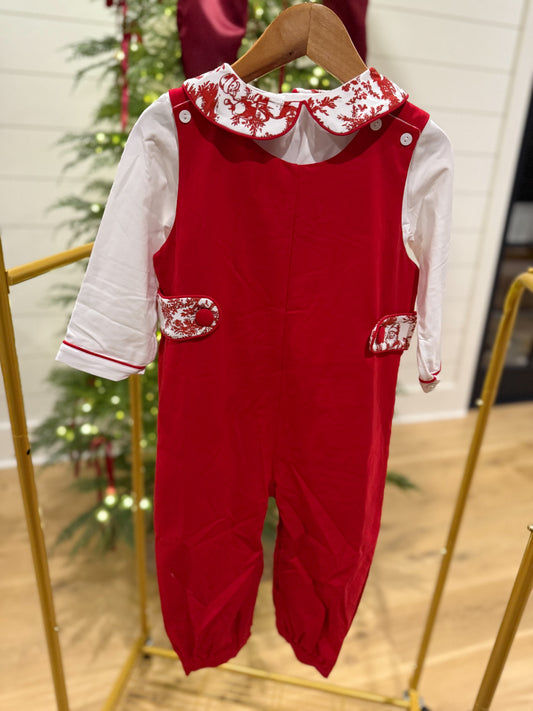 PO 13: BOYS SANTA CLAUSE LONG JOHN SET