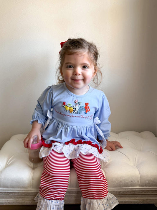 PO 14: Love to Read Girls Pants Set