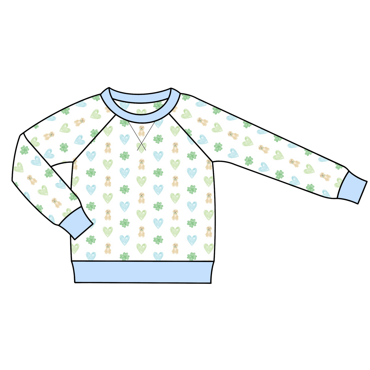 PO 14: Lucky Puppy Knit Pullover