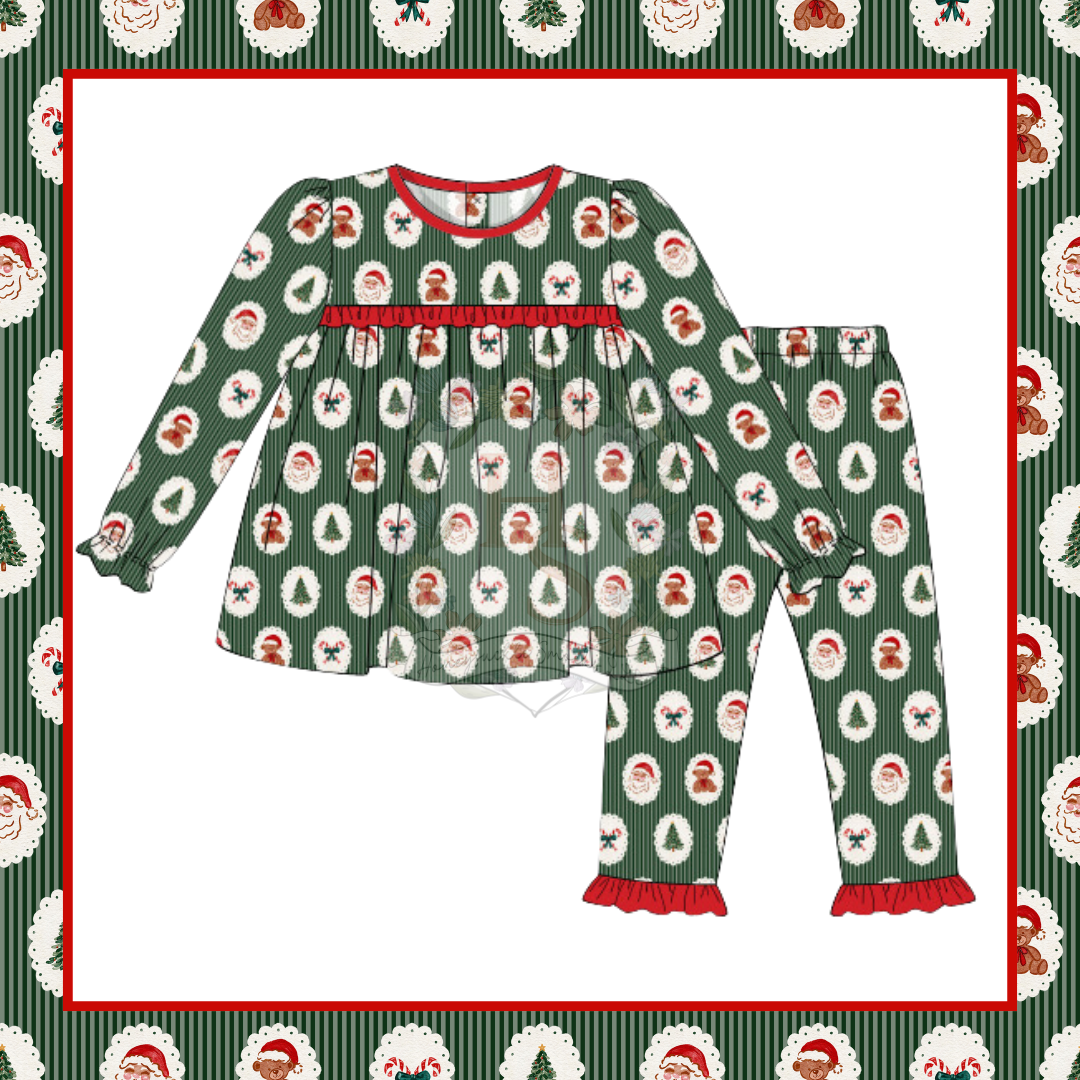 PO 13: GIRLS CHRISTMAS EVE DREAMS TWO PIECE LOUNGWEAR