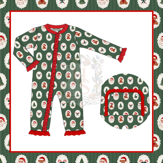PO 13: GIRLS CHRISTMAS EVE DREAMS ZIP UP LOUNGEWEAR